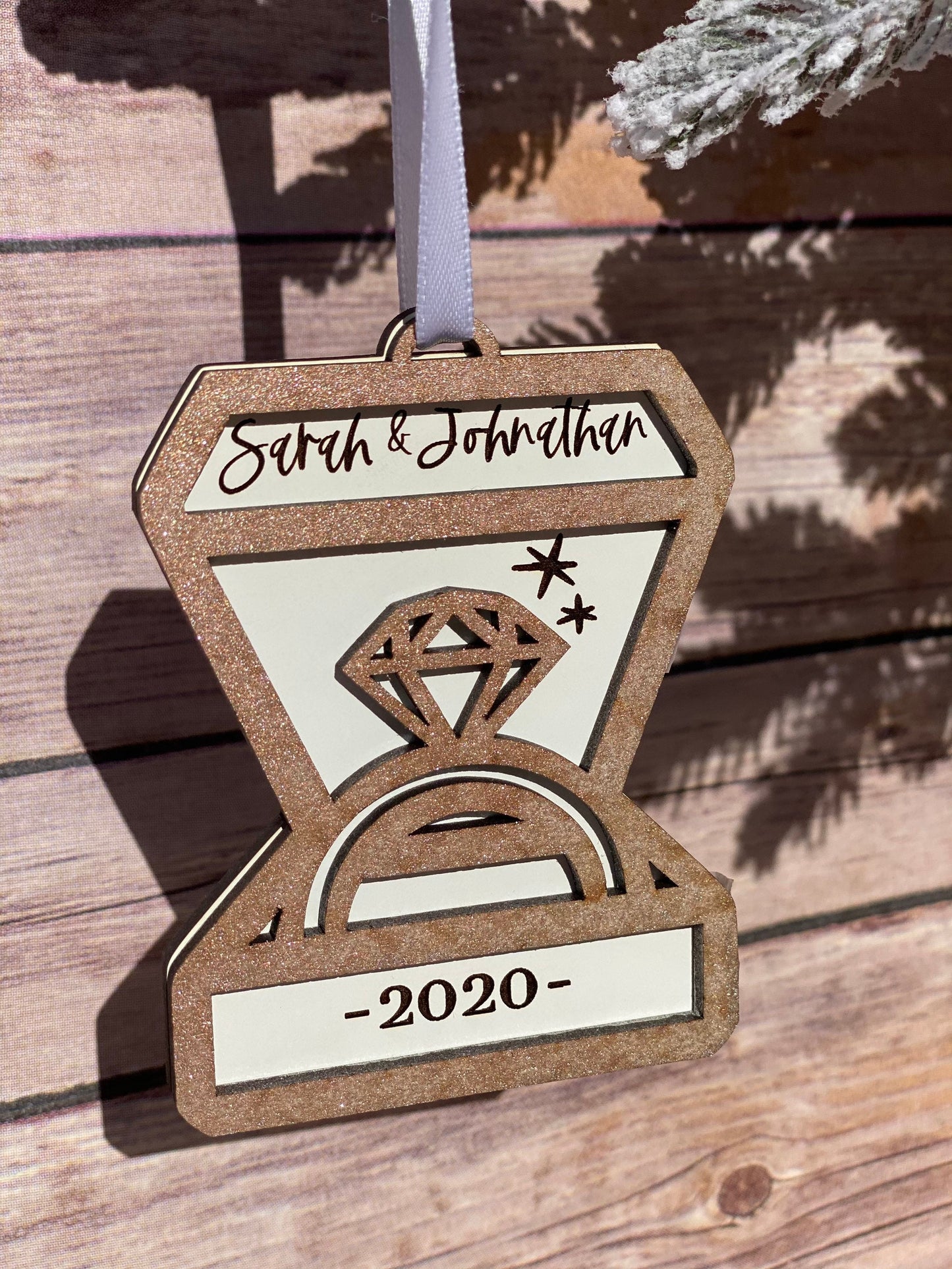 Engagement Ornament! She said YES!!