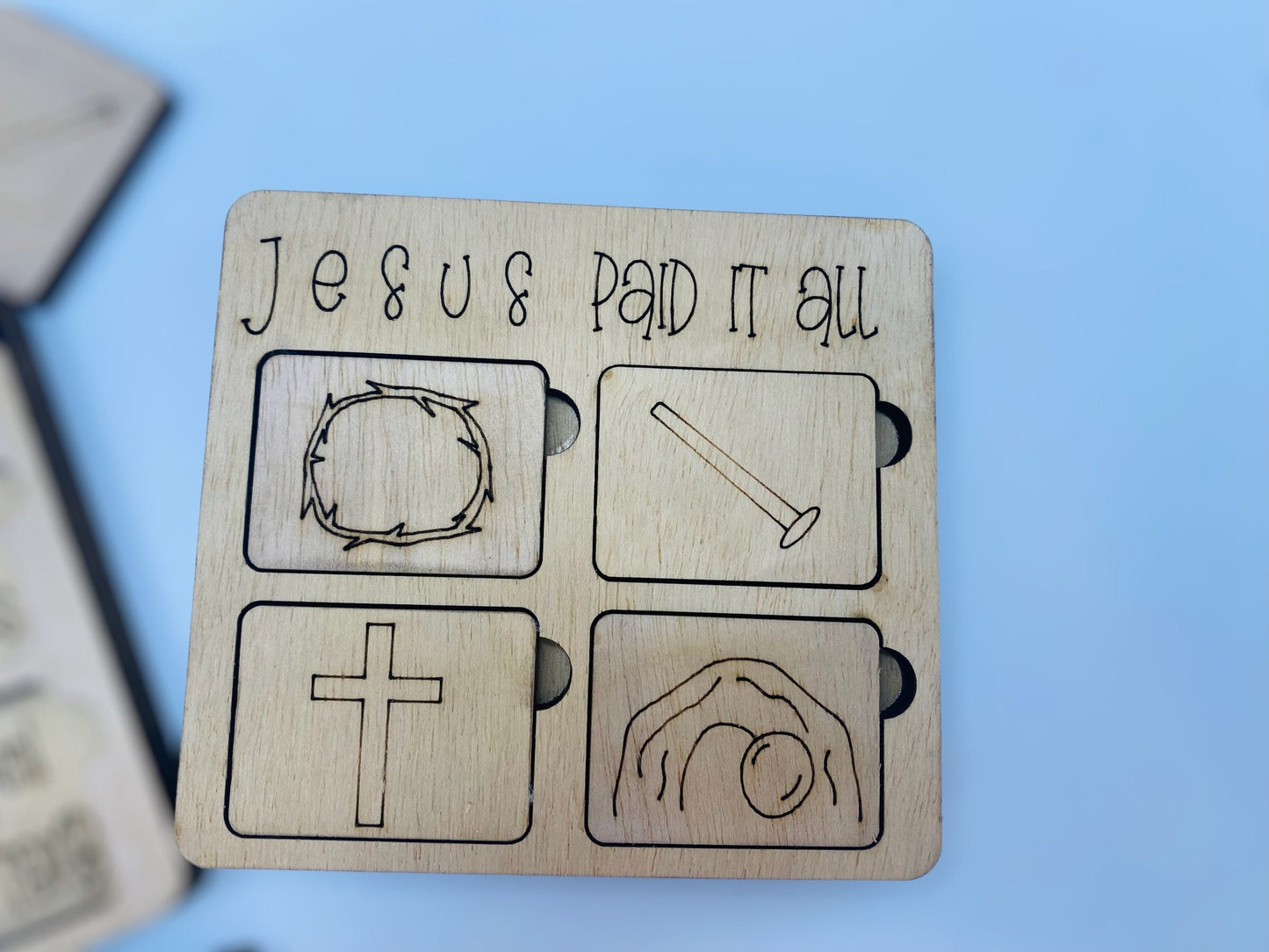 Jesus Paid it All Puzzle. Easter Gift