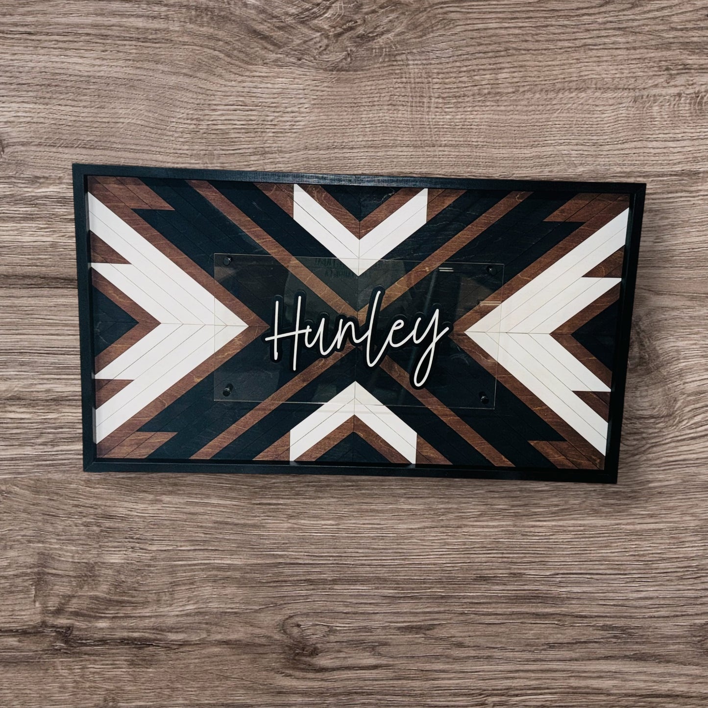 Quilt Block Personalized Name Sign