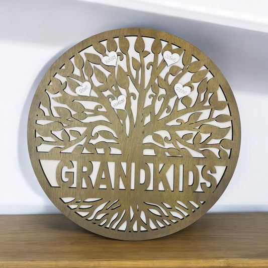 Grandkids Sign custom