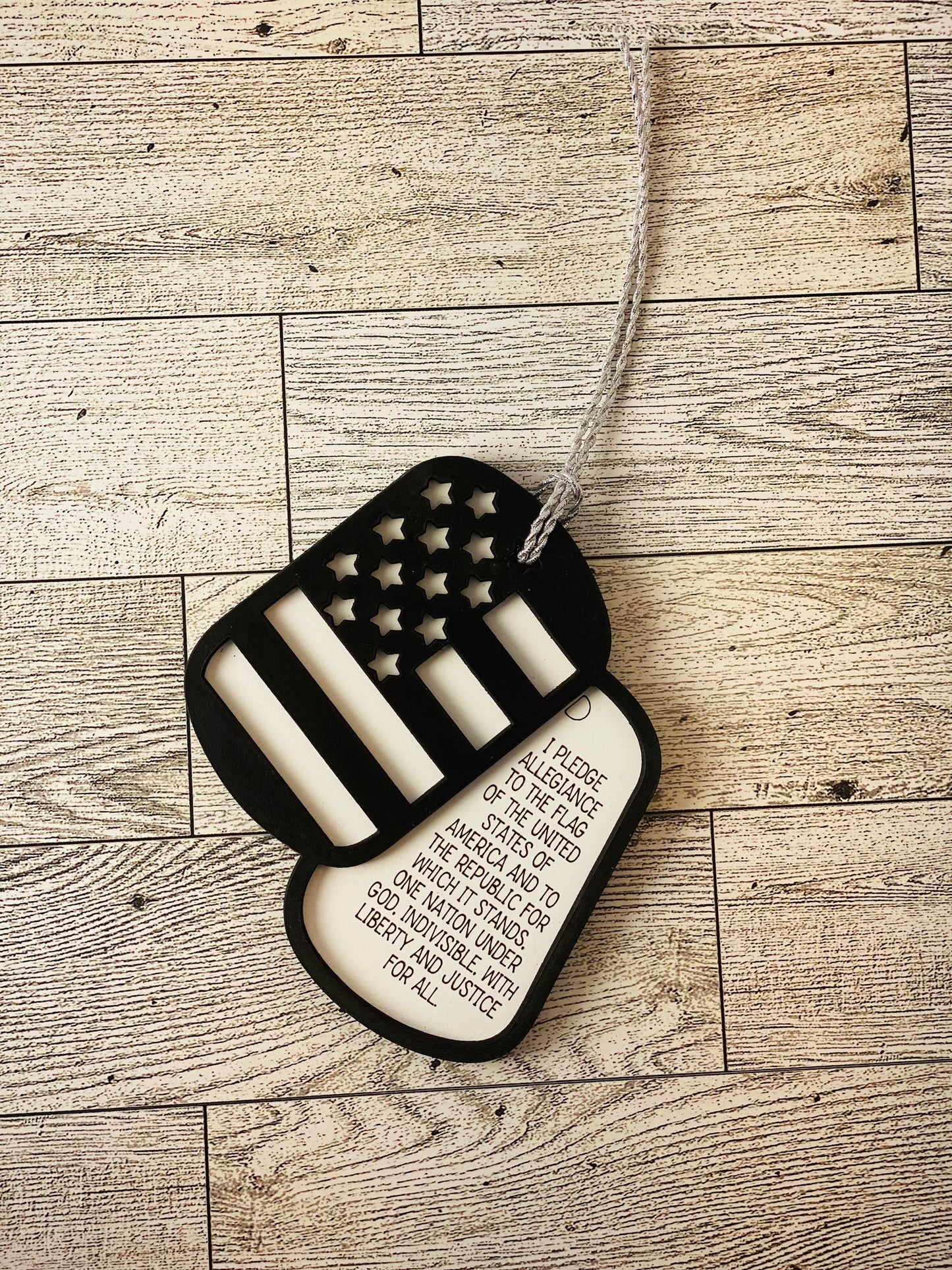 Dog tag ornaments