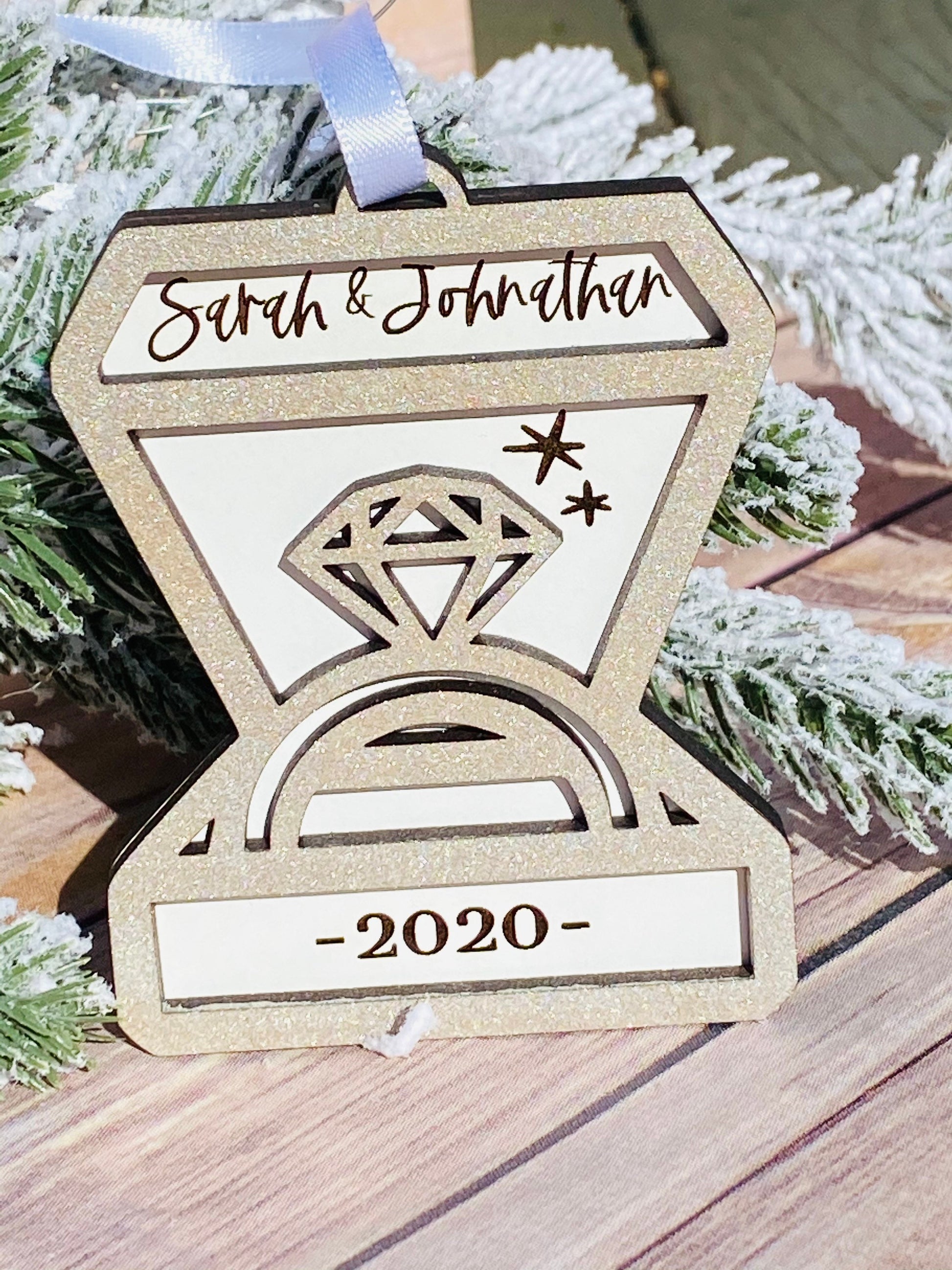 Engagement Ornament! She said YES!!