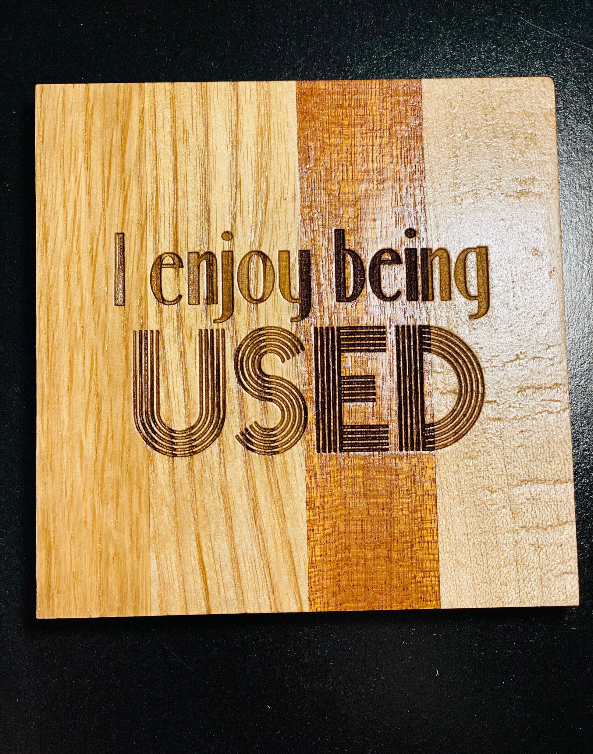 Wood Coasters set of 4
