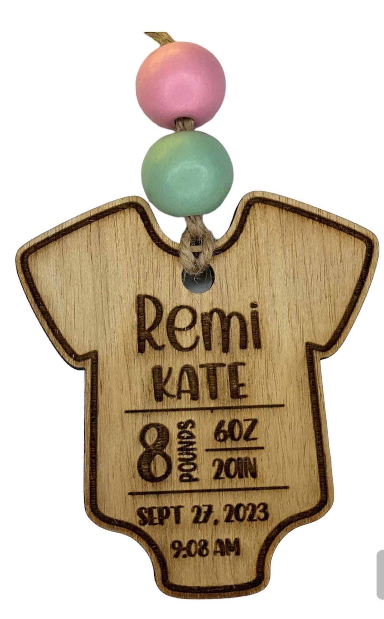 Customizable Baby Ornament