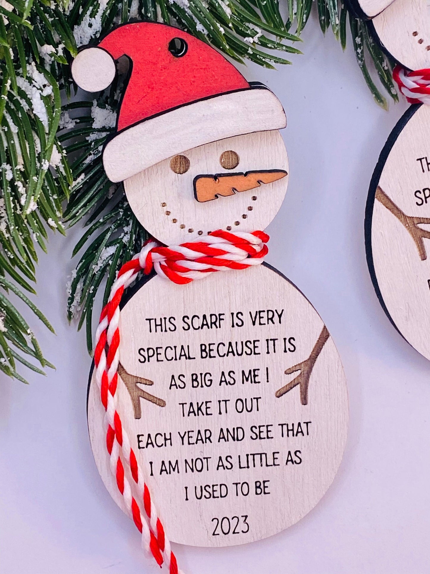 Snowman Growth Ornament
