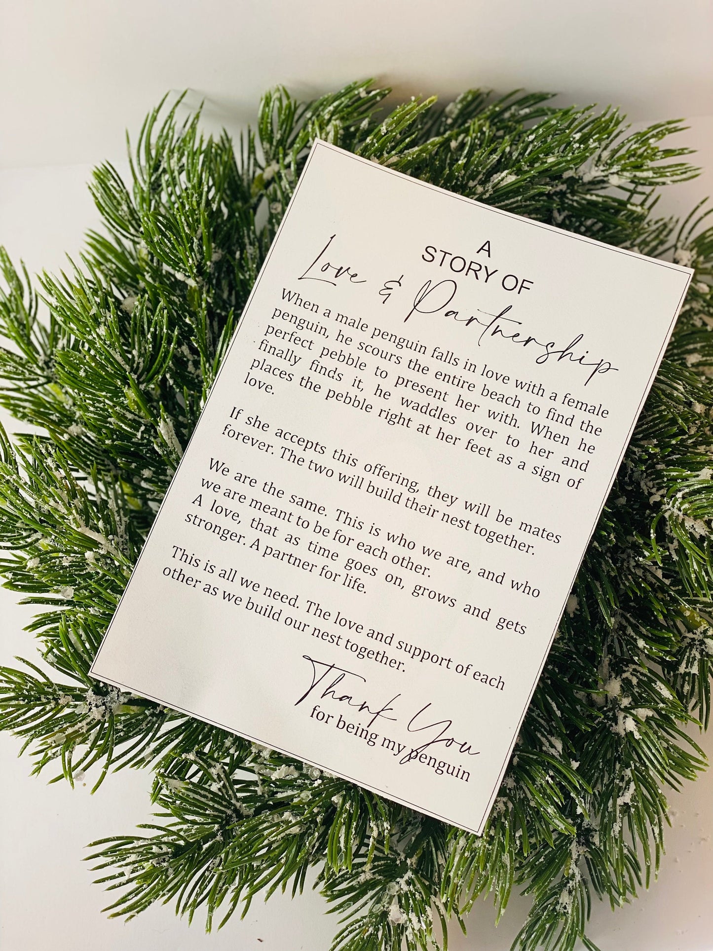 A Story of Love Ornament