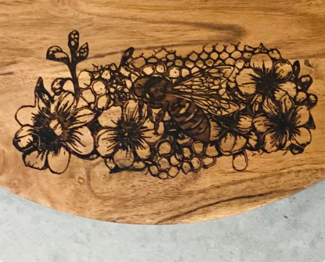 Honeycomb charcuterie board