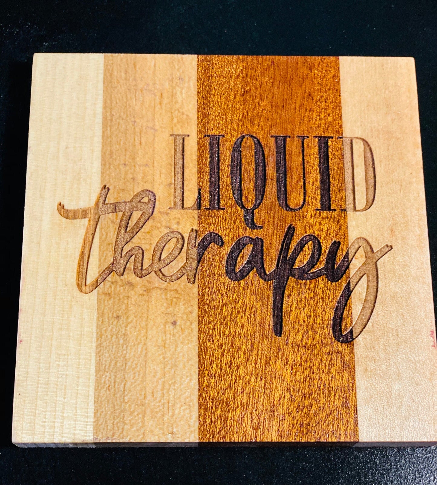 Wood Coasters set of 4