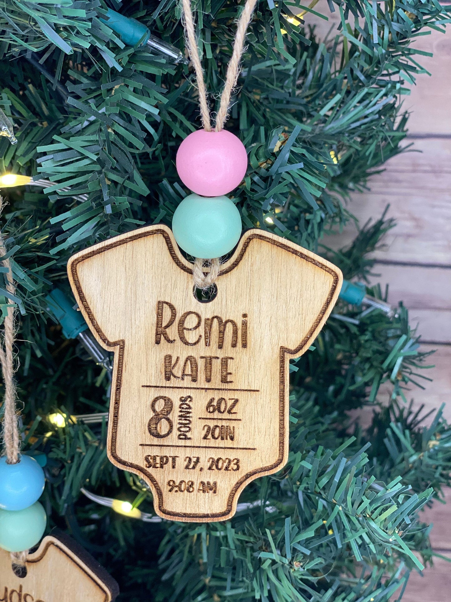 Customizable Baby Ornament