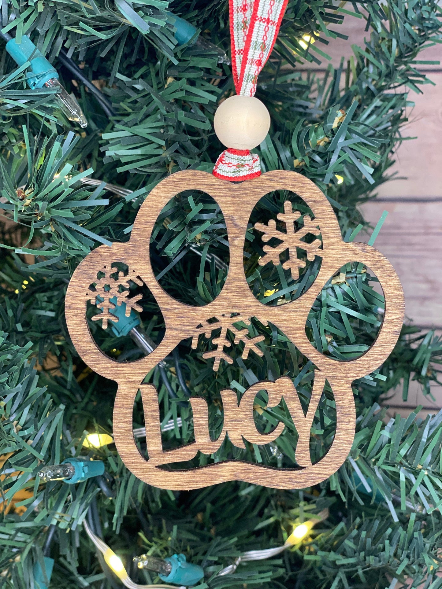 Paw Print Ornament