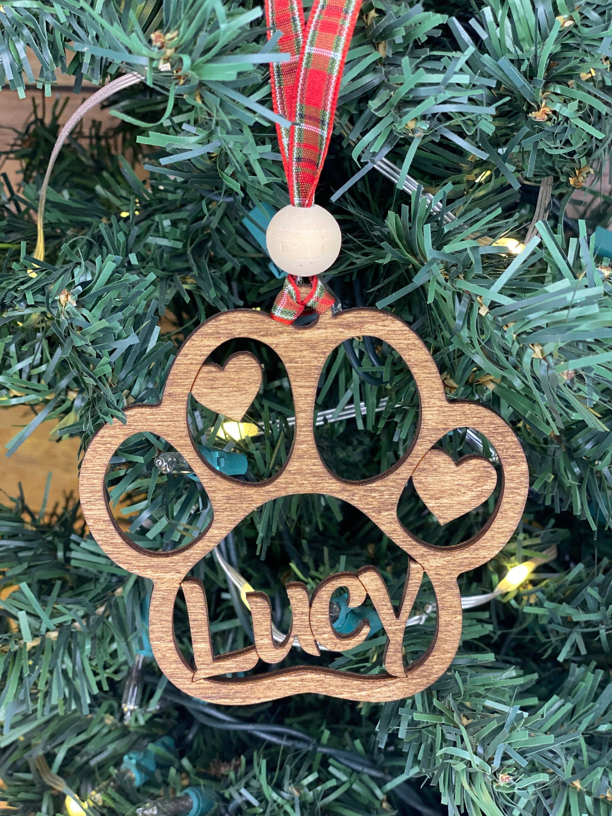Paw Print Ornament