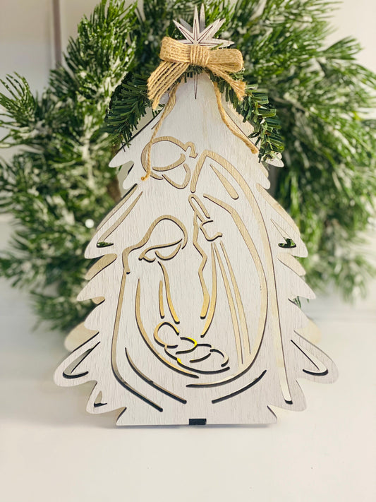Lighted Nativity