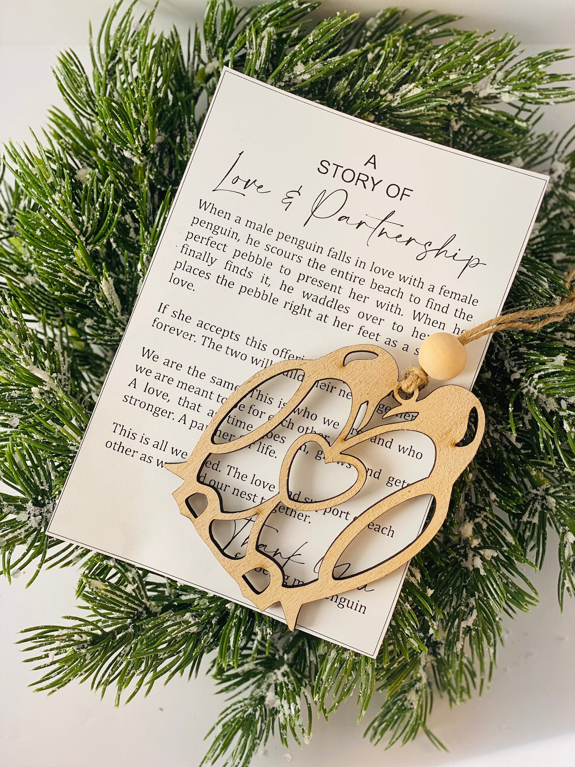 A Story of Love Ornament