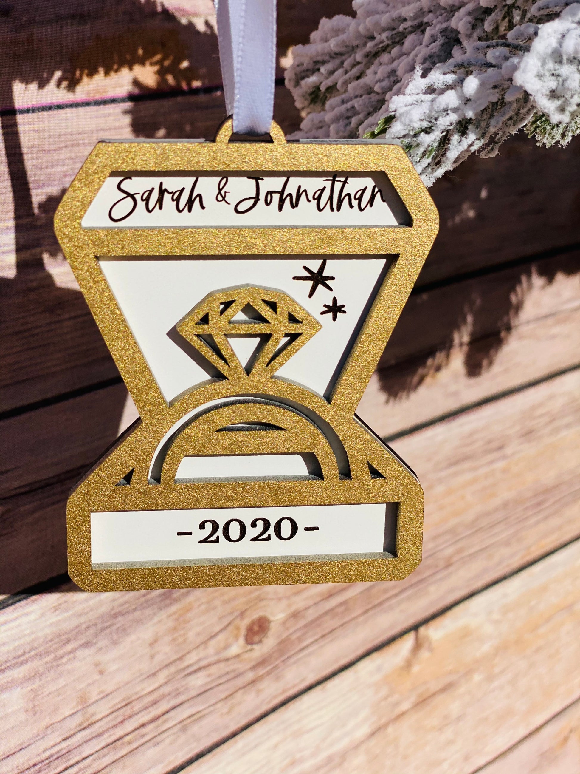 Engagement Ornament! She said YES!!