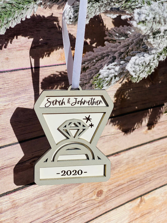 Engagement Ornament! She said YES!!