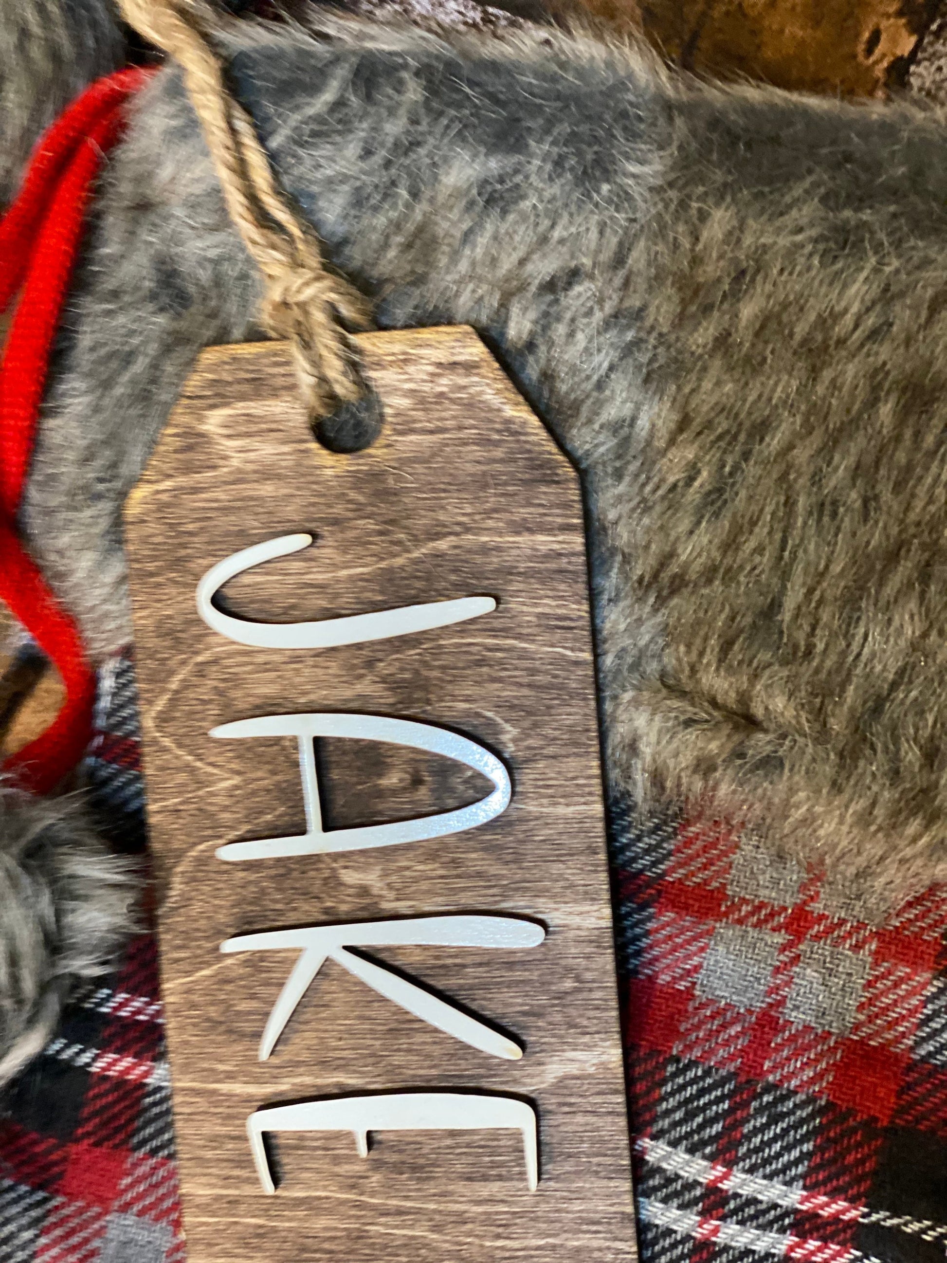 Stocking Tags! Personalized choice of script or print