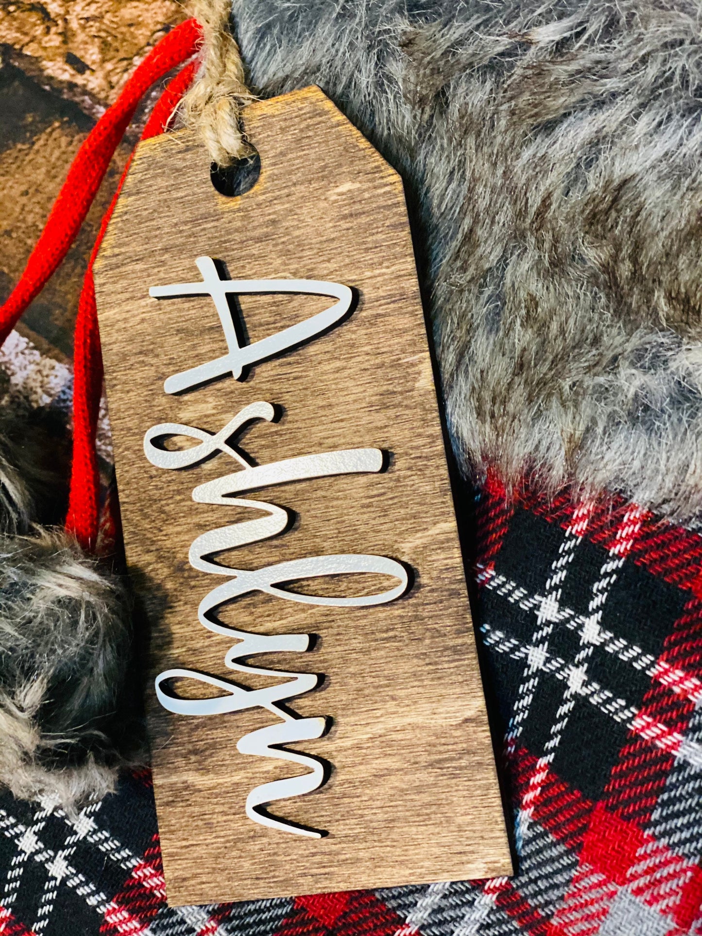 Stocking Tags! Personalized choice of script or print